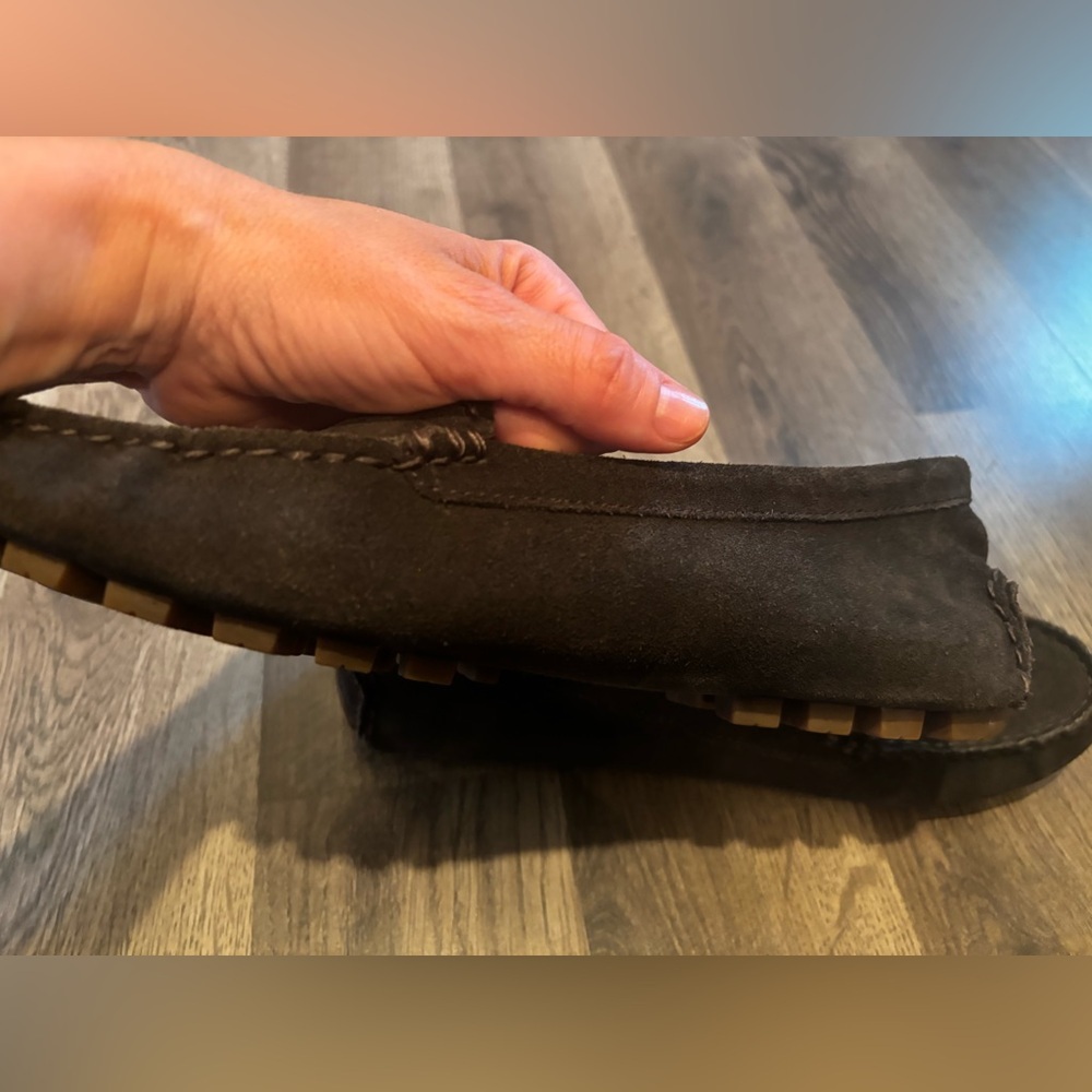 Coach Black Moccasin-Style Slip-On Loafers business office casual size 8 suede - Picture 8 of 12